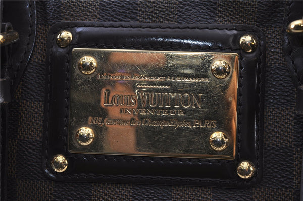 Authentic Louis Vuitton Damier Berkeley Hand Boston Bag Purse N52000 LV 8137J