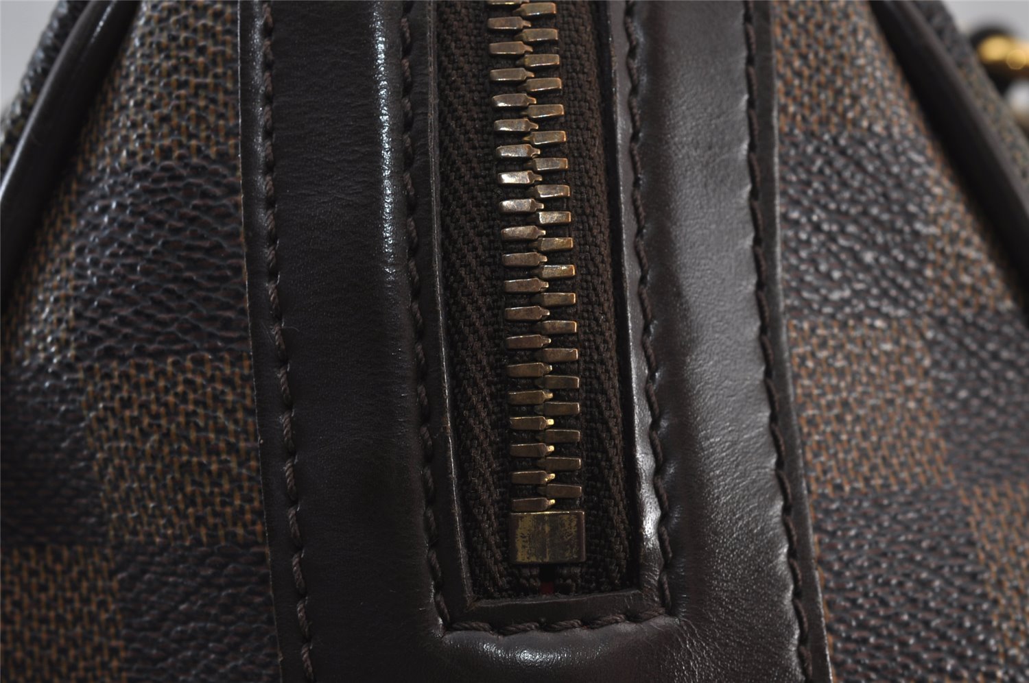 Authentic Louis Vuitton Damier Berkeley Hand Boston Bag Purse N52000 LV 8137J