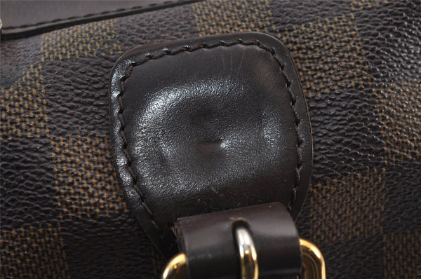 Authentic Louis Vuitton Damier Berkeley Hand Boston Bag Purse N52000 LV 8137J