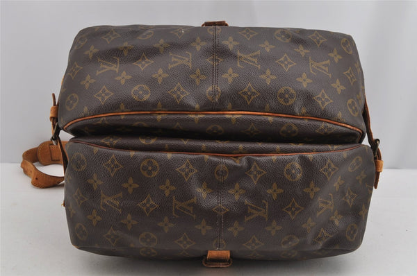Authentic Louis Vuitton Monogram Saumur 35 Shoulder Cross Bag M42254 LV 8138J