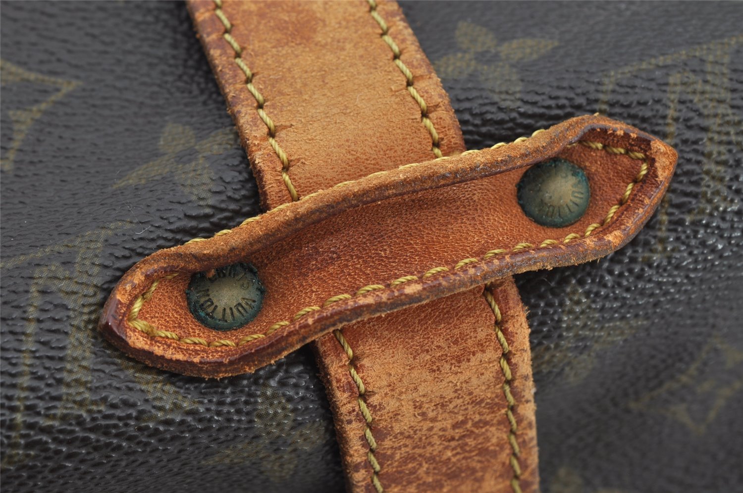 Authentic Louis Vuitton Monogram Saumur 35 Shoulder Cross Bag M42254 LV 8138J