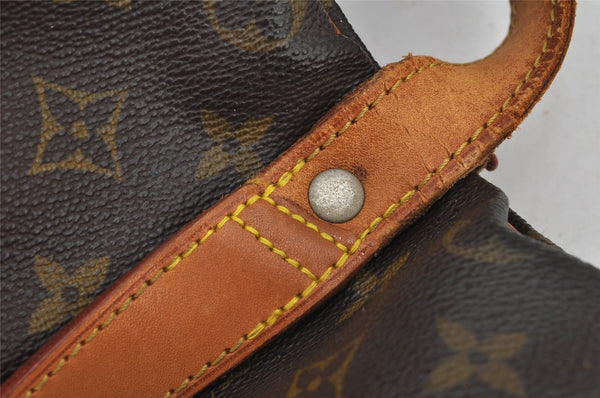 Authentic Louis Vuitton Monogram Saumur 35 Shoulder Cross Bag M42254 LV 8138J