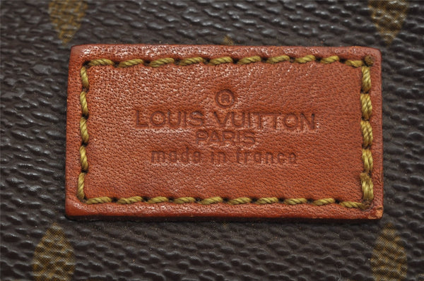 Authentic Louis Vuitton Monogram Saumur 35 Shoulder Cross Bag M42254 LV 8138J