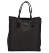 Authentic GUCCI Vintage Shoulder Tote Bag Canvas Leather 91249 Black 8140J