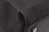 Authentic GUCCI Vintage Shoulder Tote Bag Canvas Leather 91249 Black 8140J