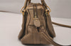 Authentic Chloe Paraty Small 2Way Shoulder Hand Bag Purse Leather Beige 8141J