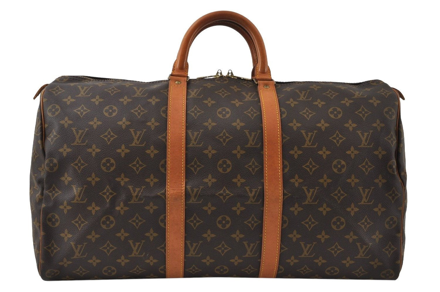 Authentic Louis Vuitton Monogram Keepall 50 Travel Boston Bag M41426 LV 8142I