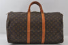 Authentic Louis Vuitton Monogram Keepall 50 Travel Boston Bag M41426 LV 8142I