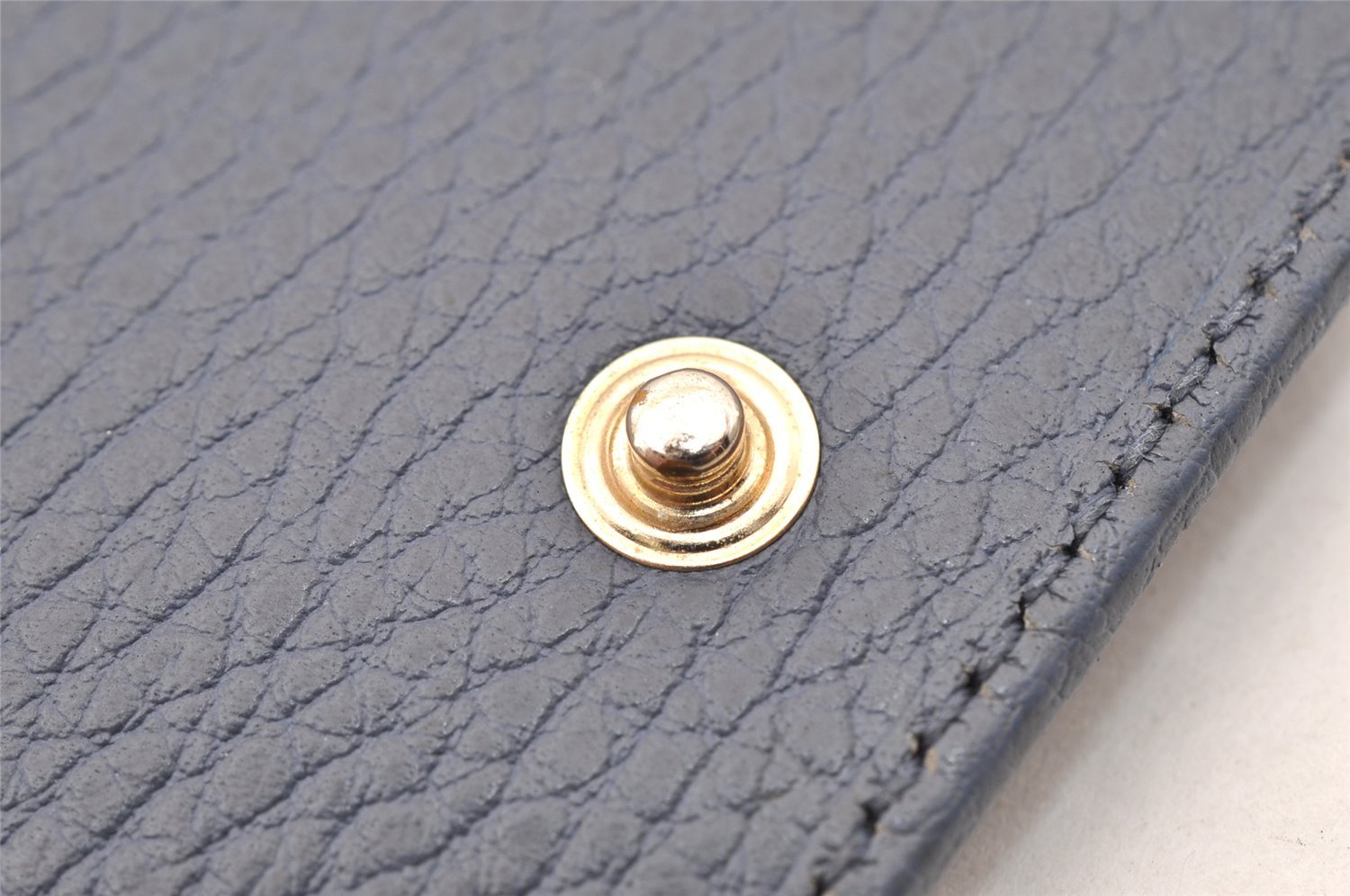 Authentic GUCCI Swing Vintage Bifold Wallet Purse Leather 368233 Blue 8143I