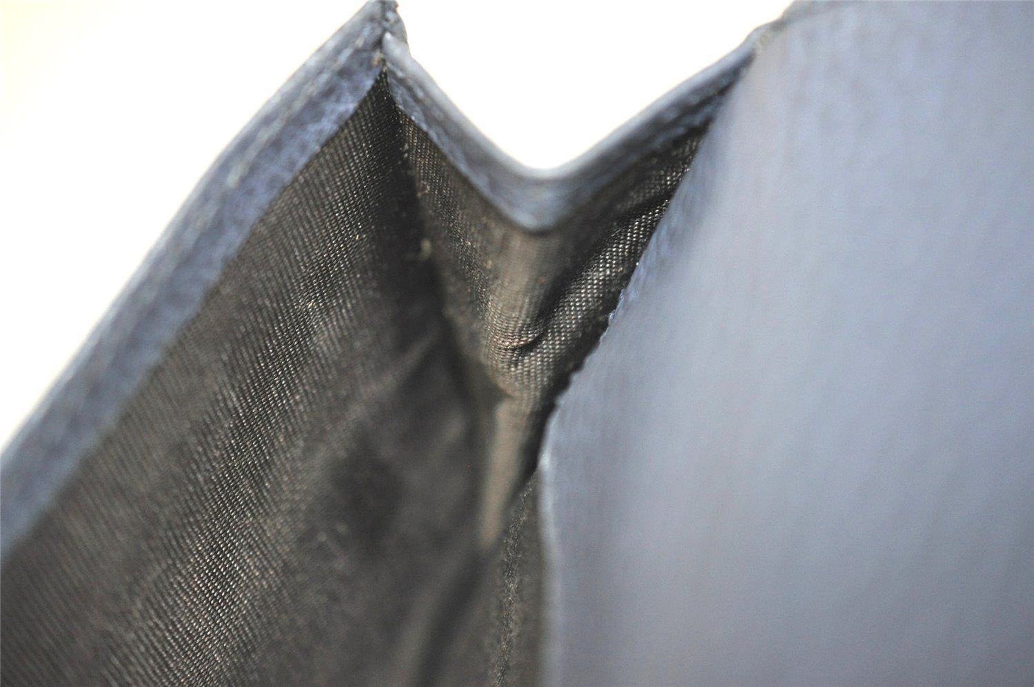 Authentic GUCCI Swing Vintage Bifold Wallet Purse Leather 368233 Blue 8143I