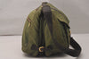 Auth Louis Vuitton Monogram Mini Sac Maman Shoulder Cross Bag M42351 Green 8144J