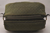 Auth Louis Vuitton Monogram Mini Sac Maman Shoulder Cross Bag M42351 Green 8144J