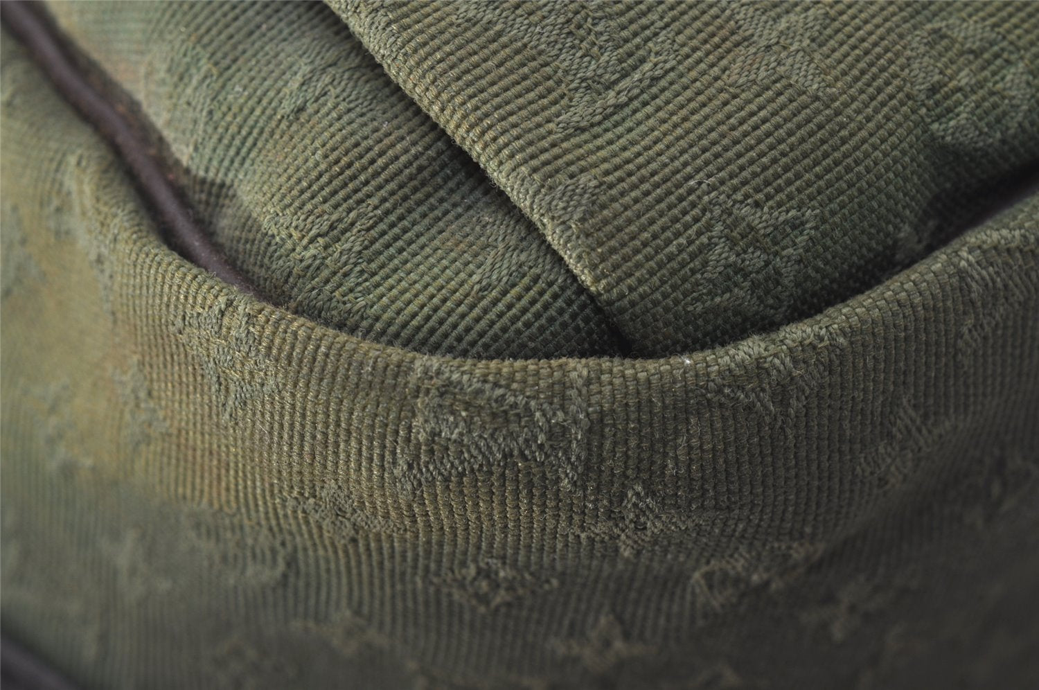 Auth Louis Vuitton Monogram Mini Sac Maman Shoulder Cross Bag M42351 Green 8144J