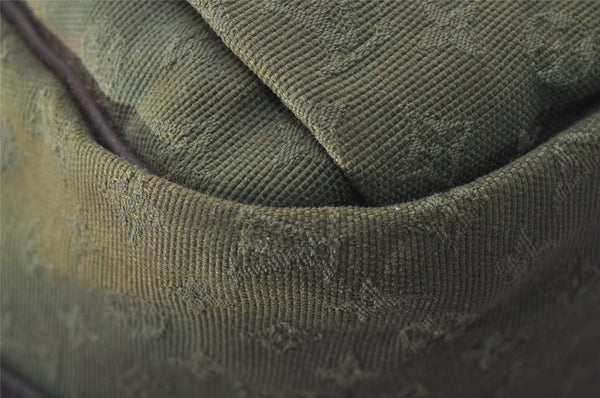 Auth Louis Vuitton Monogram Mini Sac Maman Shoulder Cross Bag M42351 Green 8144J