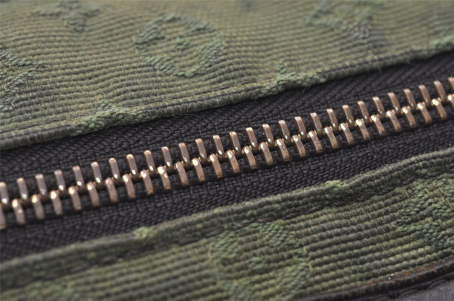 Auth Louis Vuitton Monogram Mini Sac Maman Shoulder Cross Bag M42351 Green 8144J