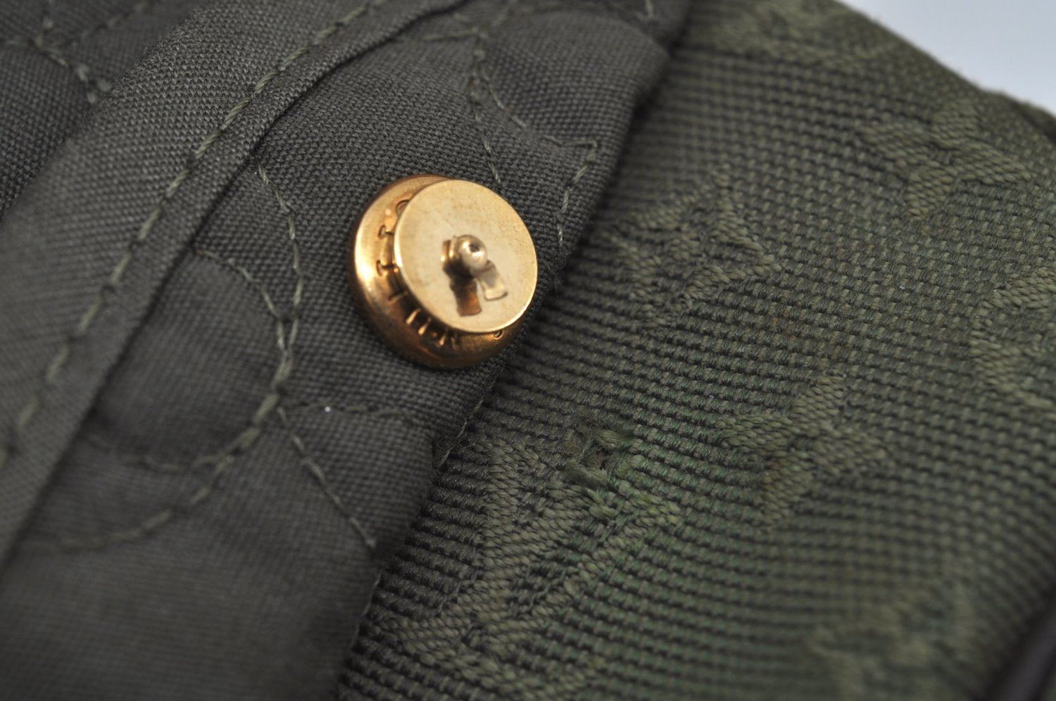 Auth Louis Vuitton Monogram Mini Sac Maman Shoulder Cross Bag M42351 Green 8144J