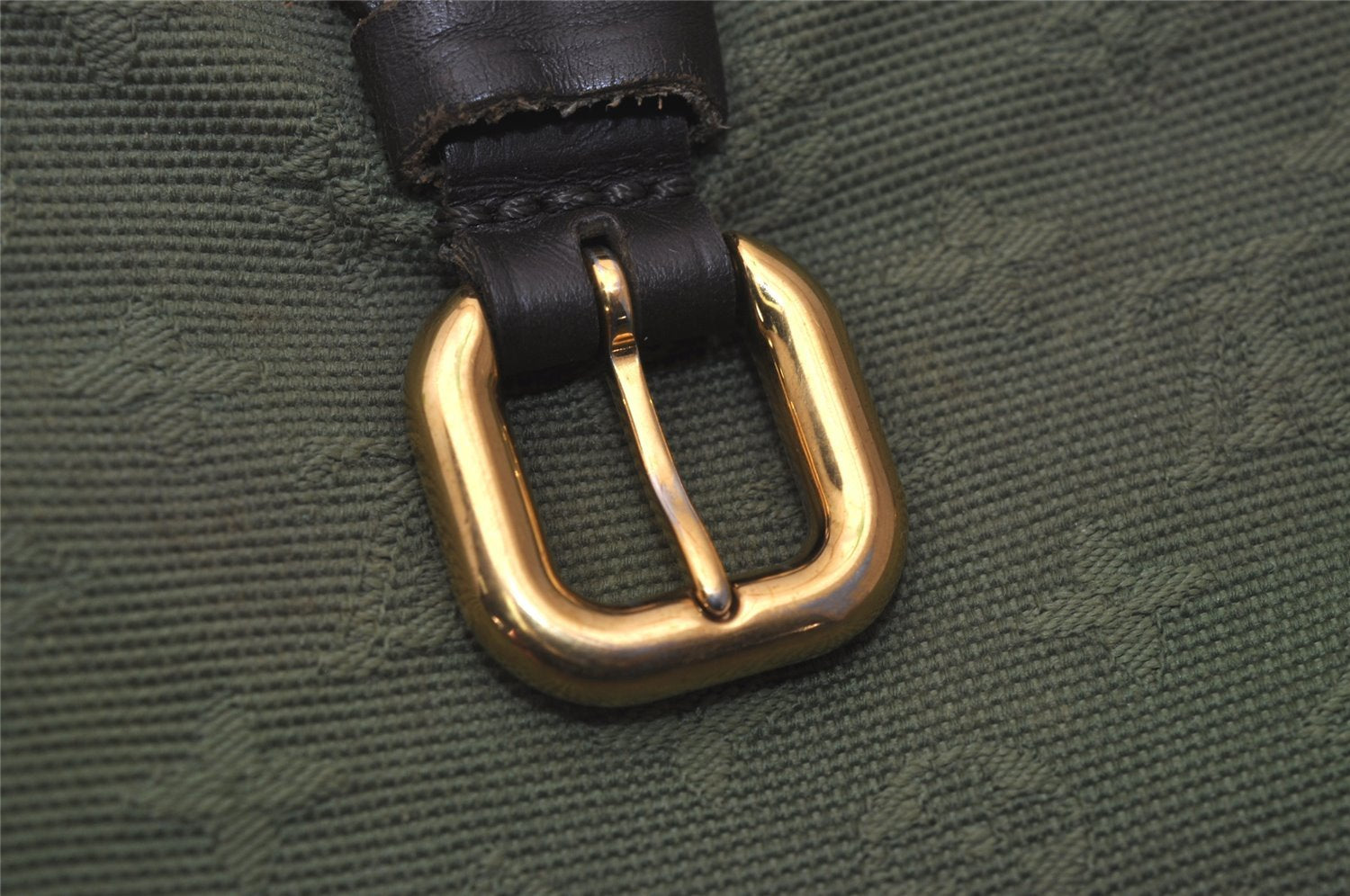 Auth Louis Vuitton Monogram Mini Sac Maman Shoulder Cross Bag M42351 Green 8144J