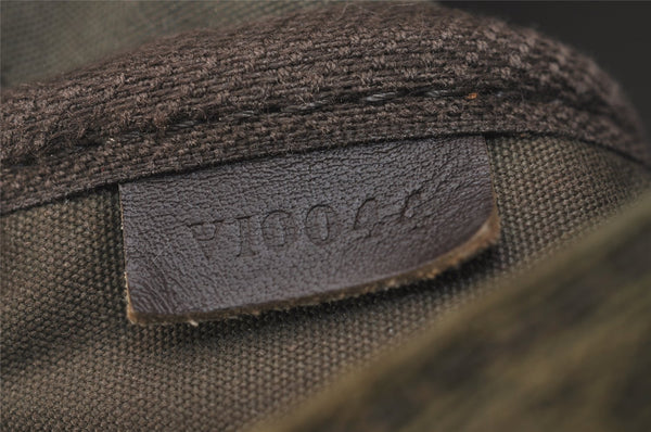 Auth Louis Vuitton Monogram Mini Sac Maman Shoulder Cross Bag M42351 Green 8144J