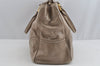 Authentic MIU MIU Vintage Leather 2Way Shoulder Hand Bag Purse Beige 8145I