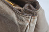 Authentic MIU MIU Vintage Leather 2Way Shoulder Hand Bag Purse Beige 8145I