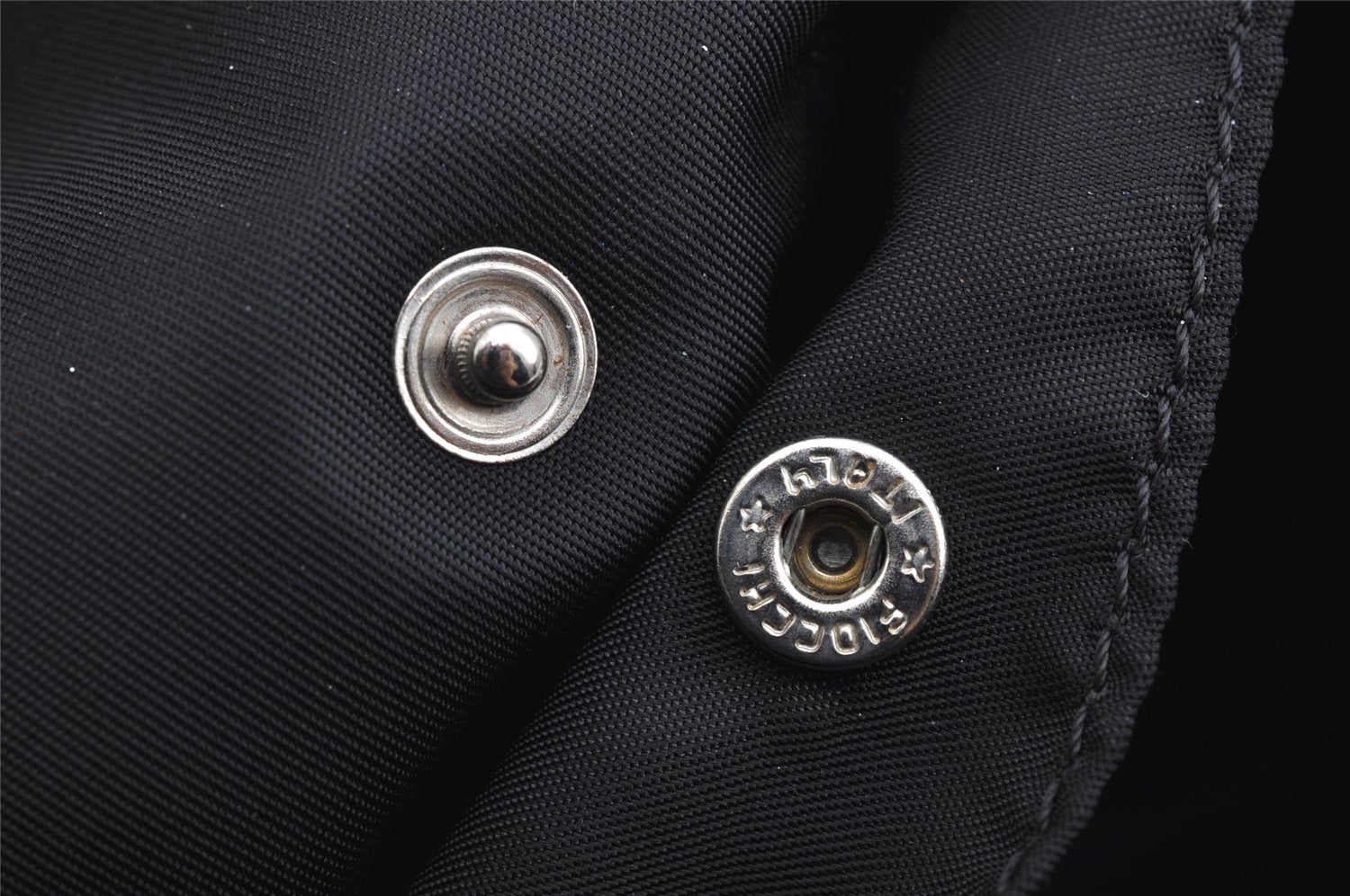 Authentic Christian Dior Trotter Hand Boston Bag Canvas Leather Black 8146I