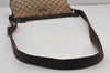Authentic GUCCI Shoulder Cross Body Bag GG Canvas Leather 114273 Brown 8146J
