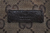 Authentic GUCCI Shoulder Cross Body Bag GG Canvas Leather 114273 Brown 8146J