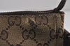 Authentic GUCCI Shoulder Cross Body Bag GG Canvas Leather 114273 Brown 8146J