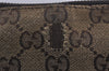 Authentic GUCCI Shoulder Cross Body Bag GG Canvas Leather 114273 Brown 8146J