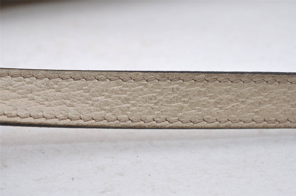 Authentic GUCCI Abbey Shoulder Hand Bag GG Canvas Leather 145750 Brown 8147I