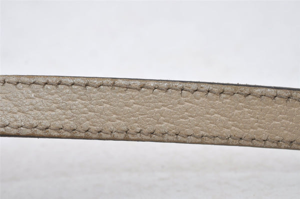 Authentic GUCCI Abbey Shoulder Hand Bag GG Canvas Leather 145750 Brown 8147I