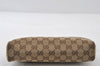 Authentic GUCCI Abbey Shoulder Hand Bag GG Canvas Leather 145750 Brown 8147I