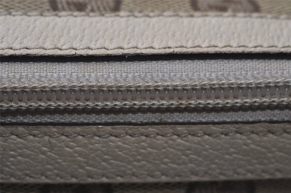 Authentic GUCCI Abbey Shoulder Hand Bag GG Canvas Leather 145750 Brown 8147I