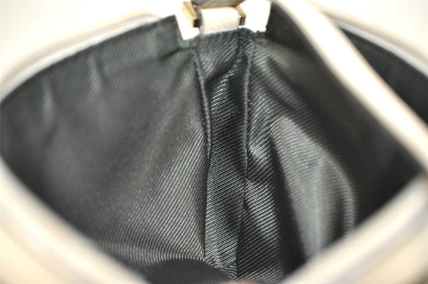 Authentic GUCCI Abbey Shoulder Hand Bag GG Canvas Leather 145750 Brown 8147I