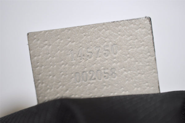 Authentic GUCCI Abbey Shoulder Hand Bag GG Canvas Leather 145750 Brown 8147I