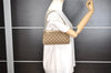 Authentic GUCCI Abbey Shoulder Hand Bag GG Canvas Leather 145750 Brown 8147I