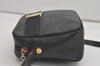 Authentic Salvatore Ferragamo Vara Shoulder Cross Body Bag Leather Black 8148I