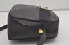 Authentic Salvatore Ferragamo Vara Shoulder Cross Body Bag Leather Black 8148I