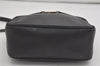 Authentic Salvatore Ferragamo Vara Shoulder Cross Body Bag Leather Black 8148I