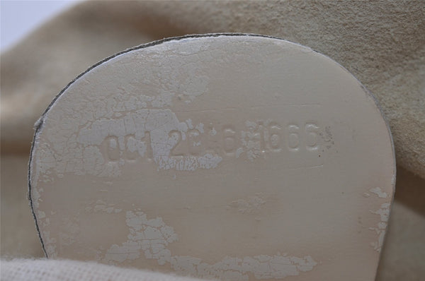 Authentic GUCCI Inletlocking G Drawstring Shoulder Bag Purse Enamel White 8149J