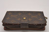 Authentic Louis Vuitton Monogram Porte Papier Zip Bifold Wallet M61207 LV 8151I