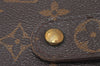 Authentic Louis Vuitton Monogram Porte Papier Zip Bifold Wallet M61207 LV 8151I