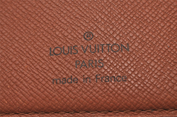 Authentic Louis Vuitton Monogram Porte Papier Zip Bifold Wallet M61207 LV 8151I