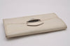 Authentic Louis Vuitton Epi Portefeuille Eugenie Long Wallet M6388J White 8152I