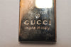 Authentic GUCCI Key Ring Bag Charm Silver Plating GG Canvas Black Box 8152J