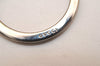 Authentic GUCCI Key Ring Bag Charm Silver Plating GG Canvas Black Box 8152J
