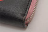 Authentic FENDI Monster Vintage Long Wallet Purse Leather Black Pink 8153I