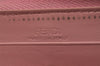 Authentic FENDI Monster Vintage Long Wallet Purse Leather Black Pink 8153I