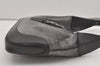 Authentic GUCCI Jackie Shoulder Hand Bag Velour Leather 0013306 Gray 8154I