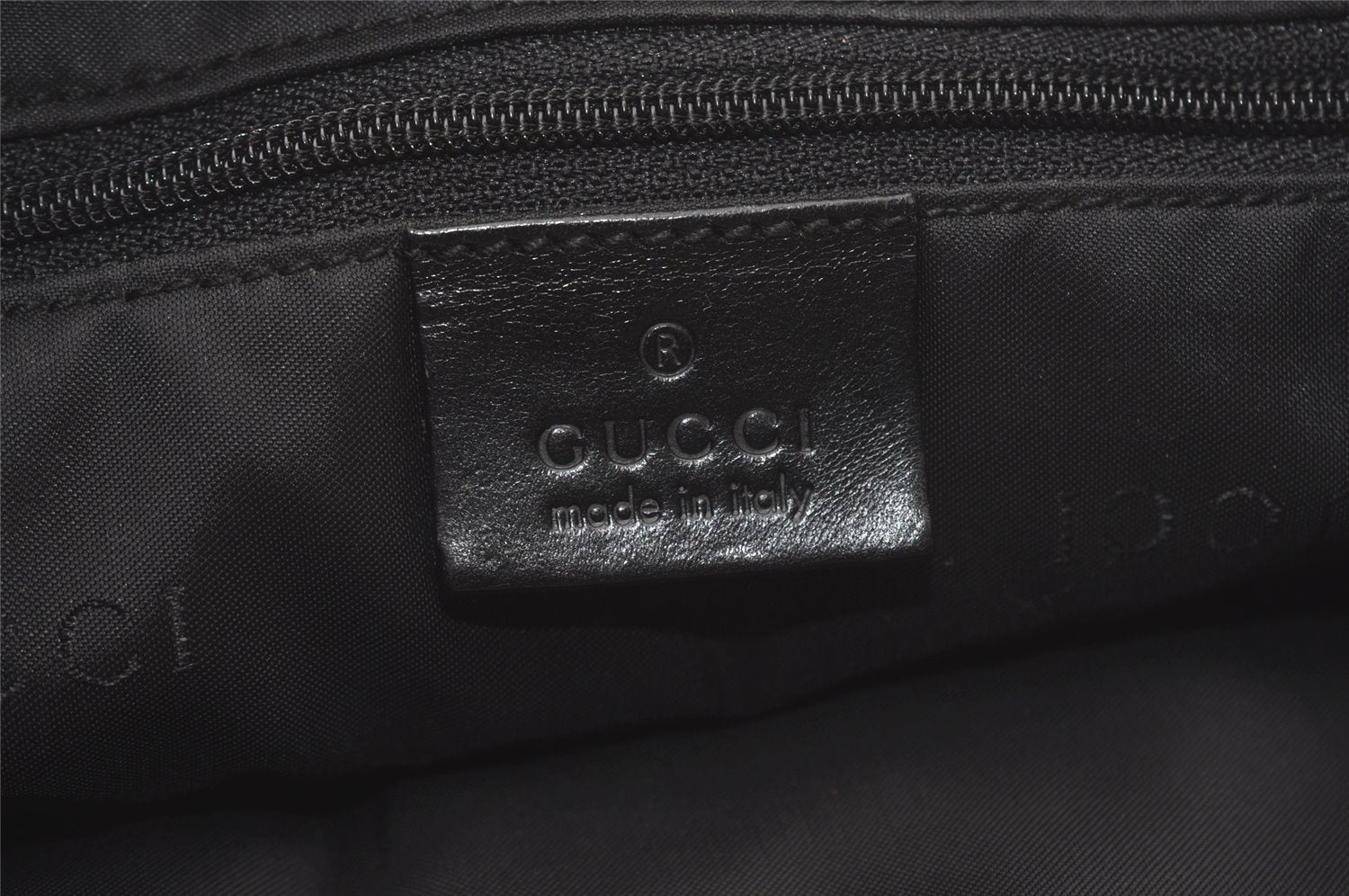 Authentic GUCCI Jackie Shoulder Hand Bag Velour Leather 0013306 Gray 8154I